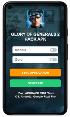Glory of Generals 2 Hack APK Mod Cheats