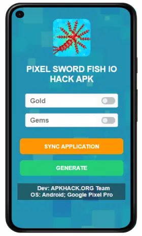 Pixel Sword Fish io Hack APK Mod Cheats