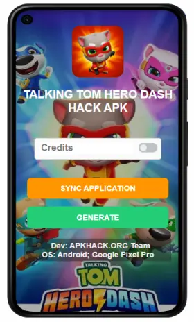 Talking Tom Hero Dash Hack APK Mod Cheats