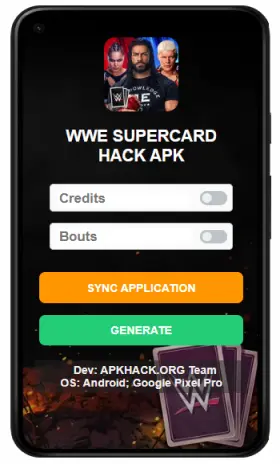 WWE SuperCard Hack APK Mod Cheats